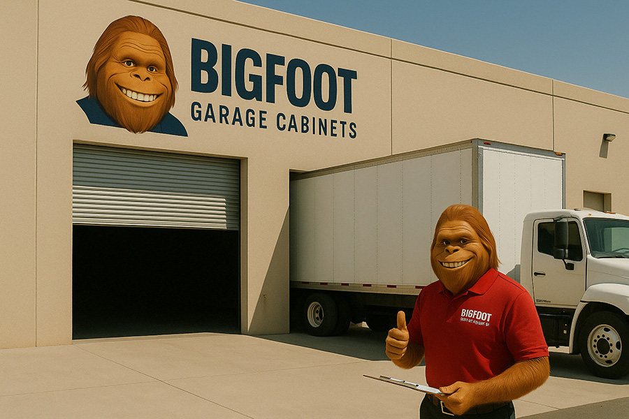 Bigfoot ready to ship your garage cabinets for storage