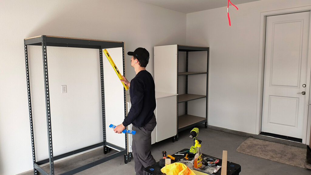 installing garage cabinets easily for storage needs