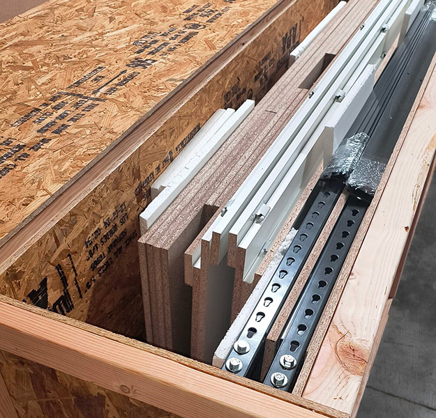 Cabinets ready to ship for your storage needs