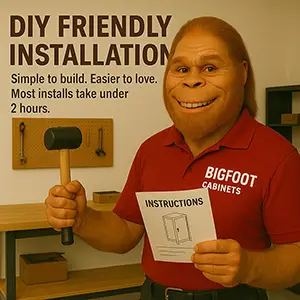 DIY friendly cabinets with Bigfoot w