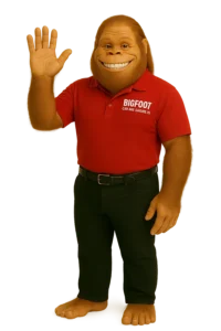 bigfoot waving at you w