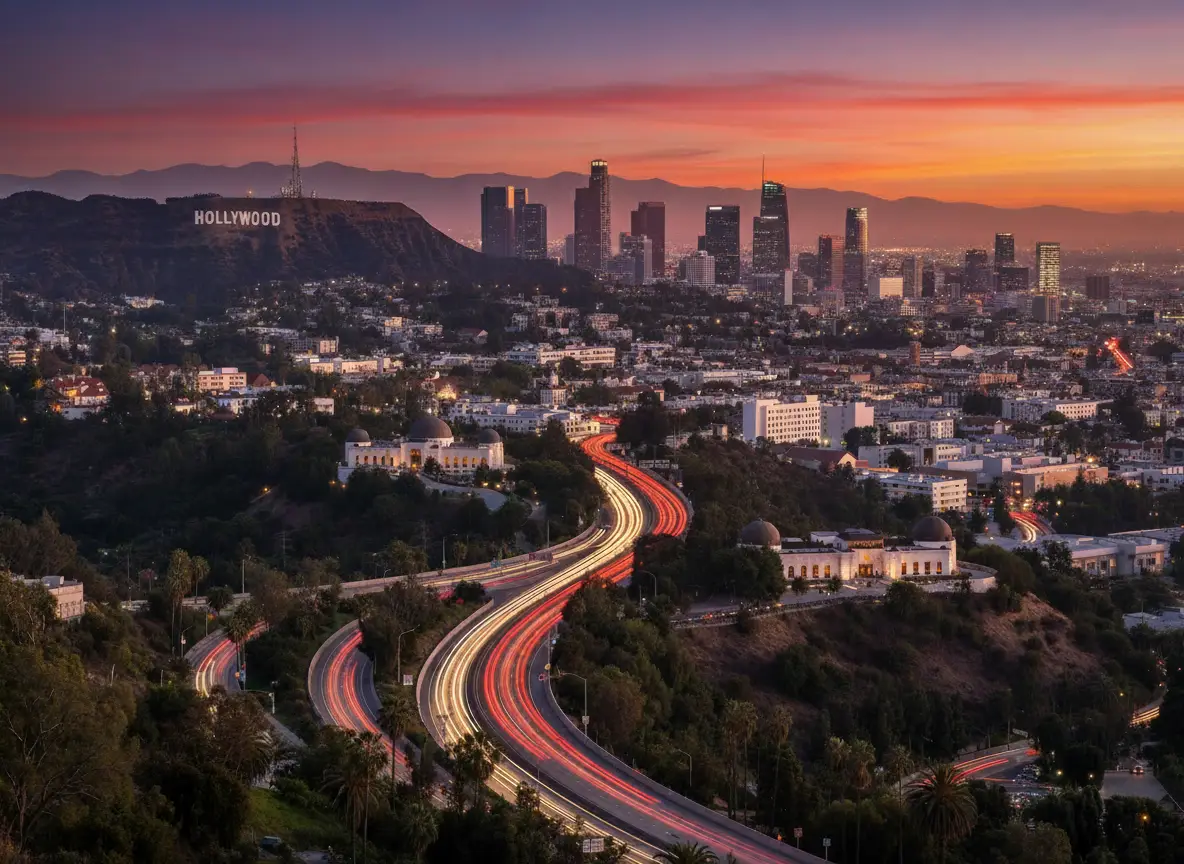 mountains and hollywood sign los angeles mountains and hollywood sign los angeles