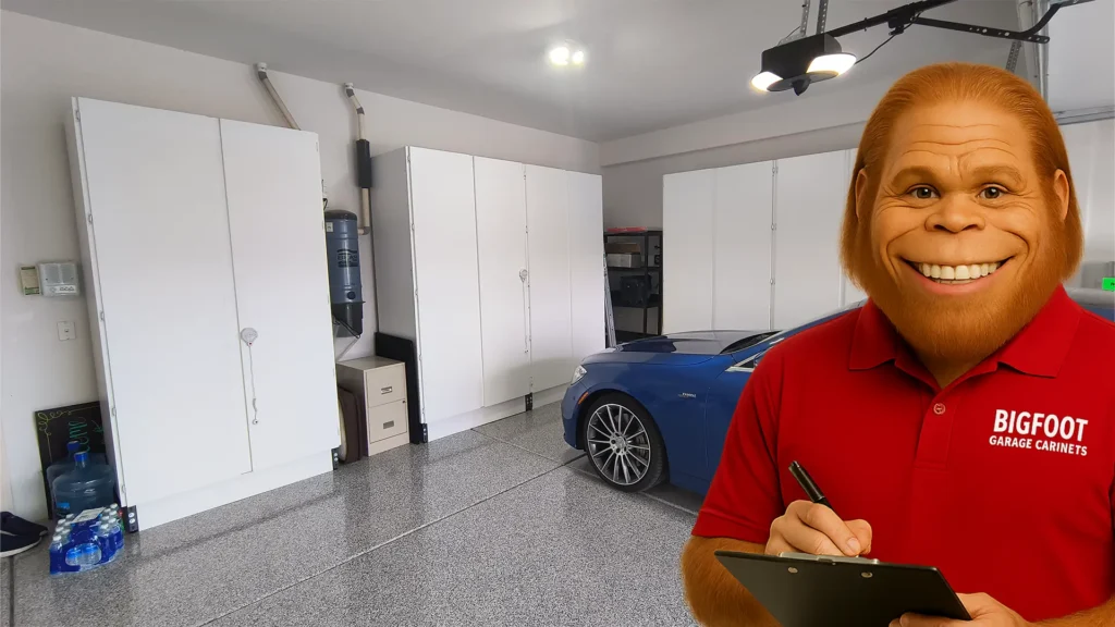 Bigfoot with his cabinets