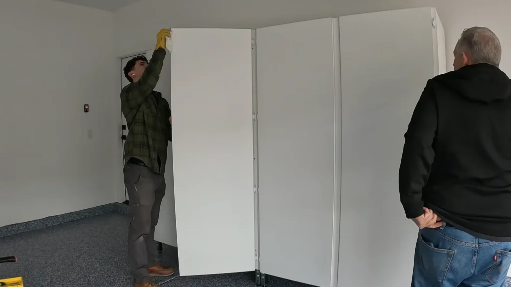 almost done with the storage cabinets