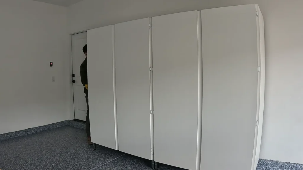 finished installing bigfoot garage cabinets