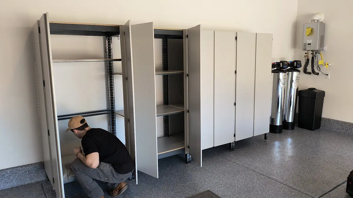 installing bigfoot garage cabinets