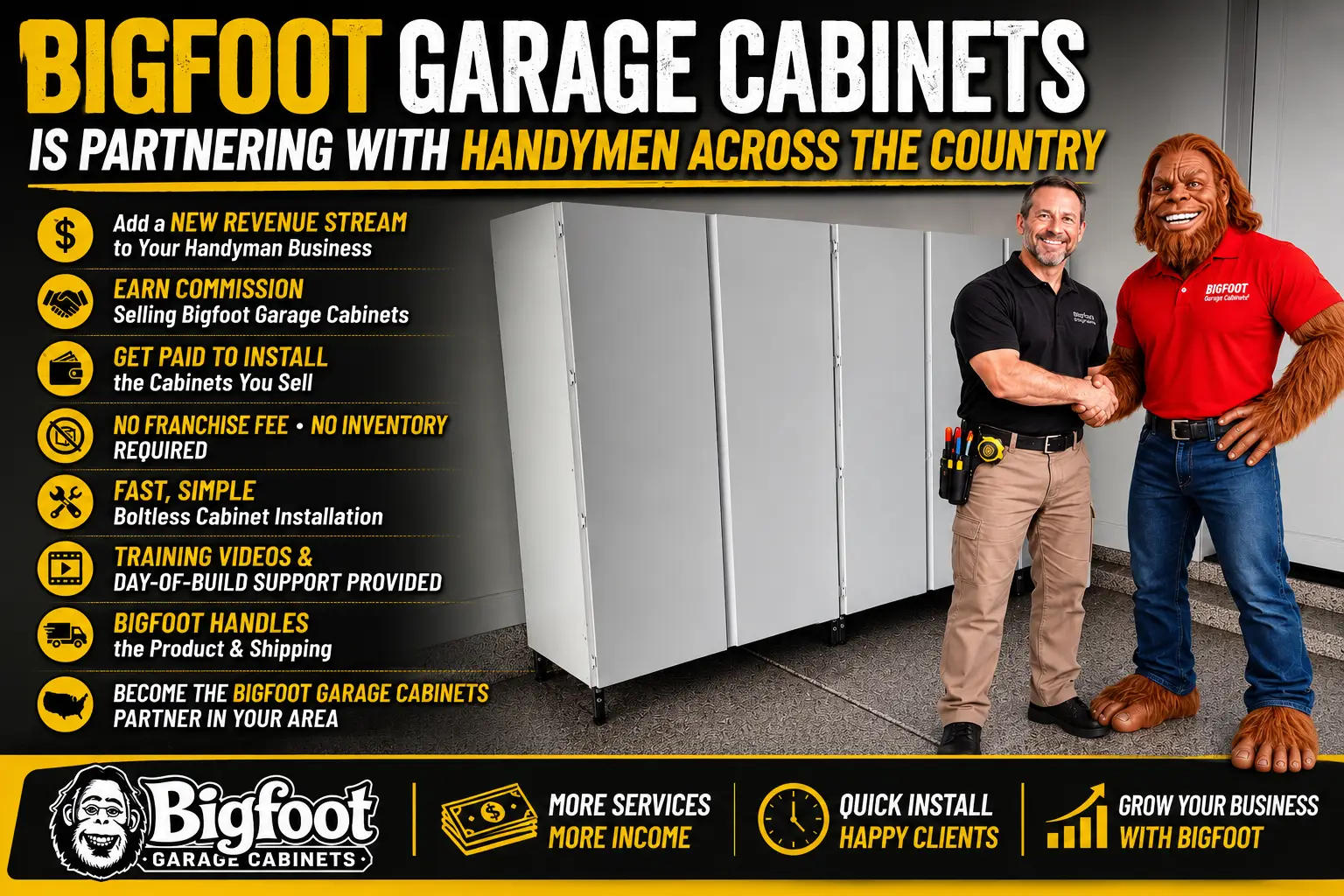 Handyman garage cabinets 1wd
