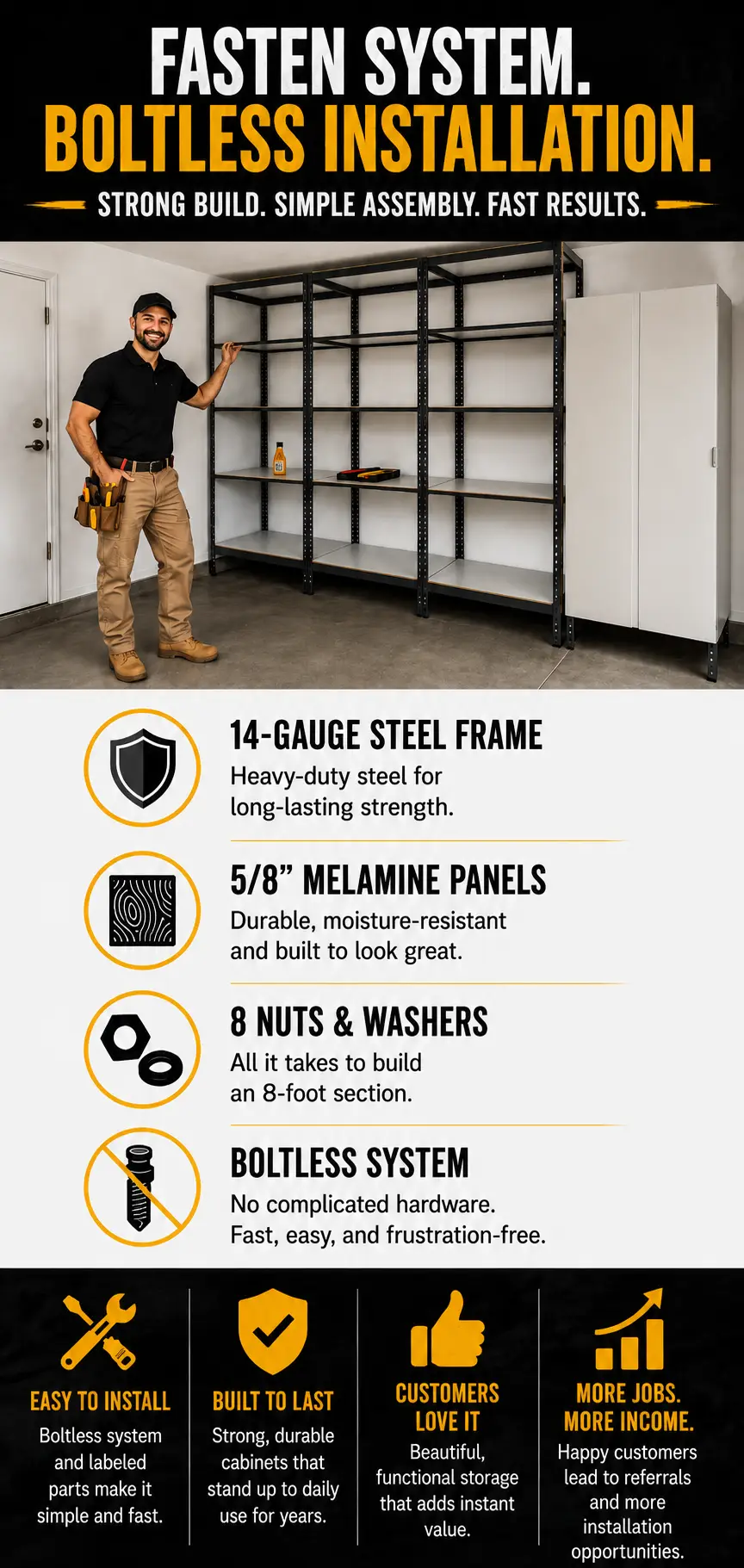Handyman garage cabinets 7wm