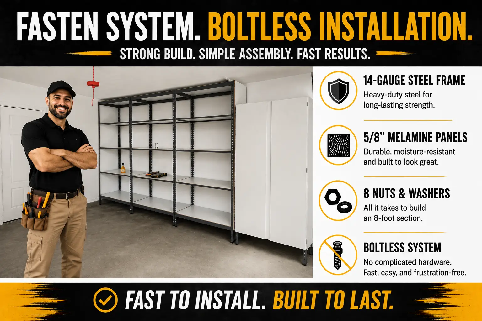 Handyman garage cabinets 7wd